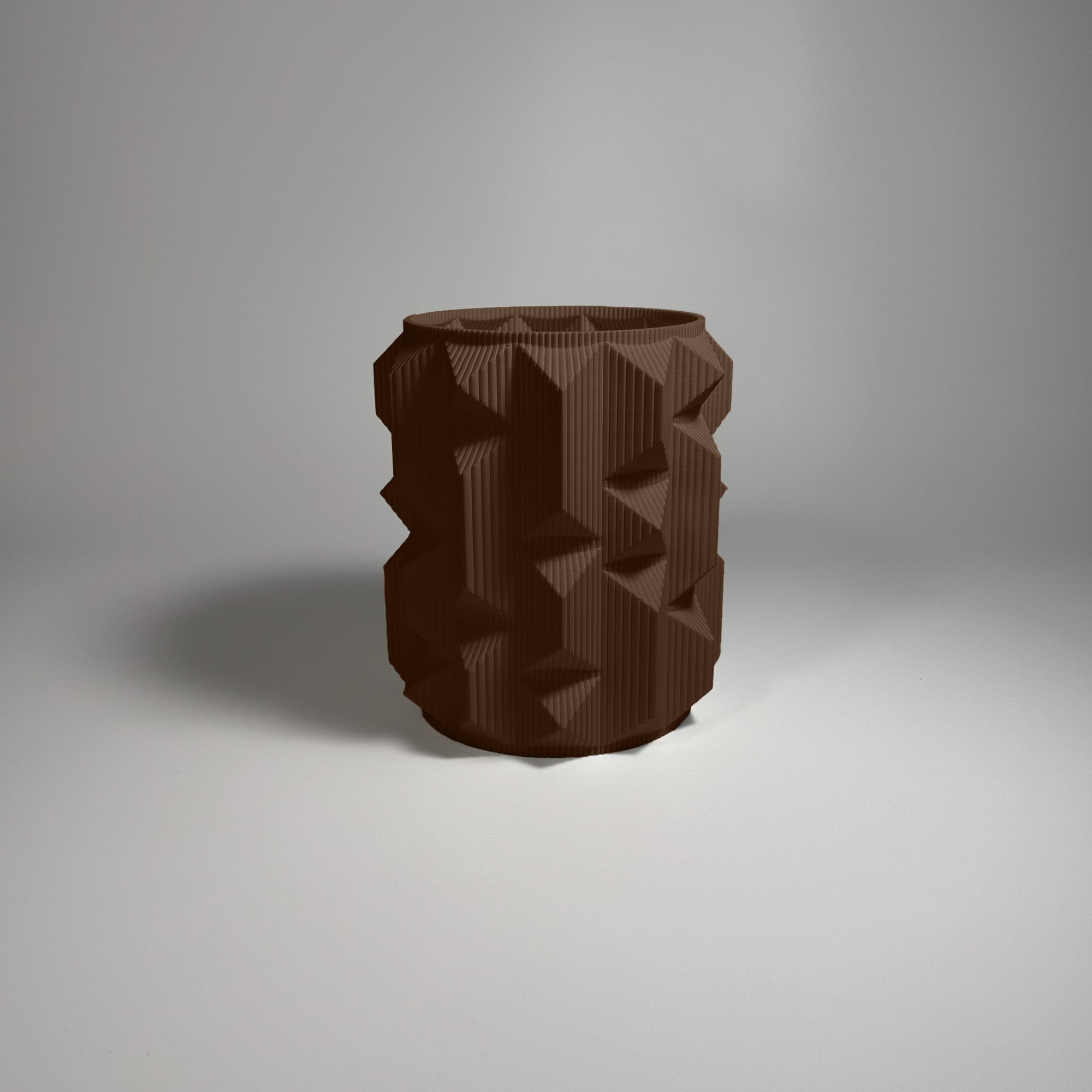 Kowafat - Prisma Vase - Espresso / H 15cm - 24.95 € - Art de Vivre - www.artdevivre.store