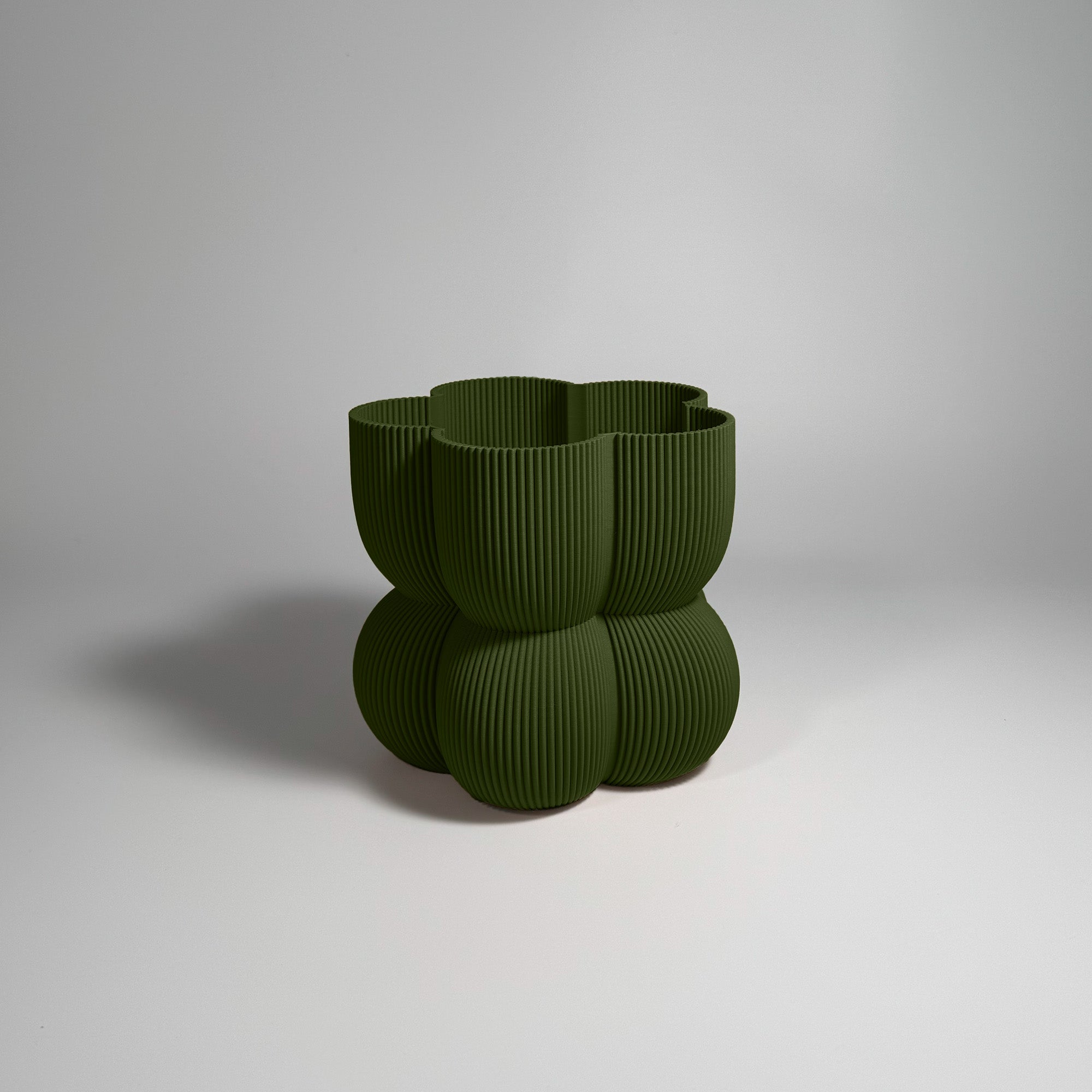 Lu Cop - Caribe N°2 Pot - Olive / H 10cm - 19.95 € - Art de Vivre - www.artdevivre.store
