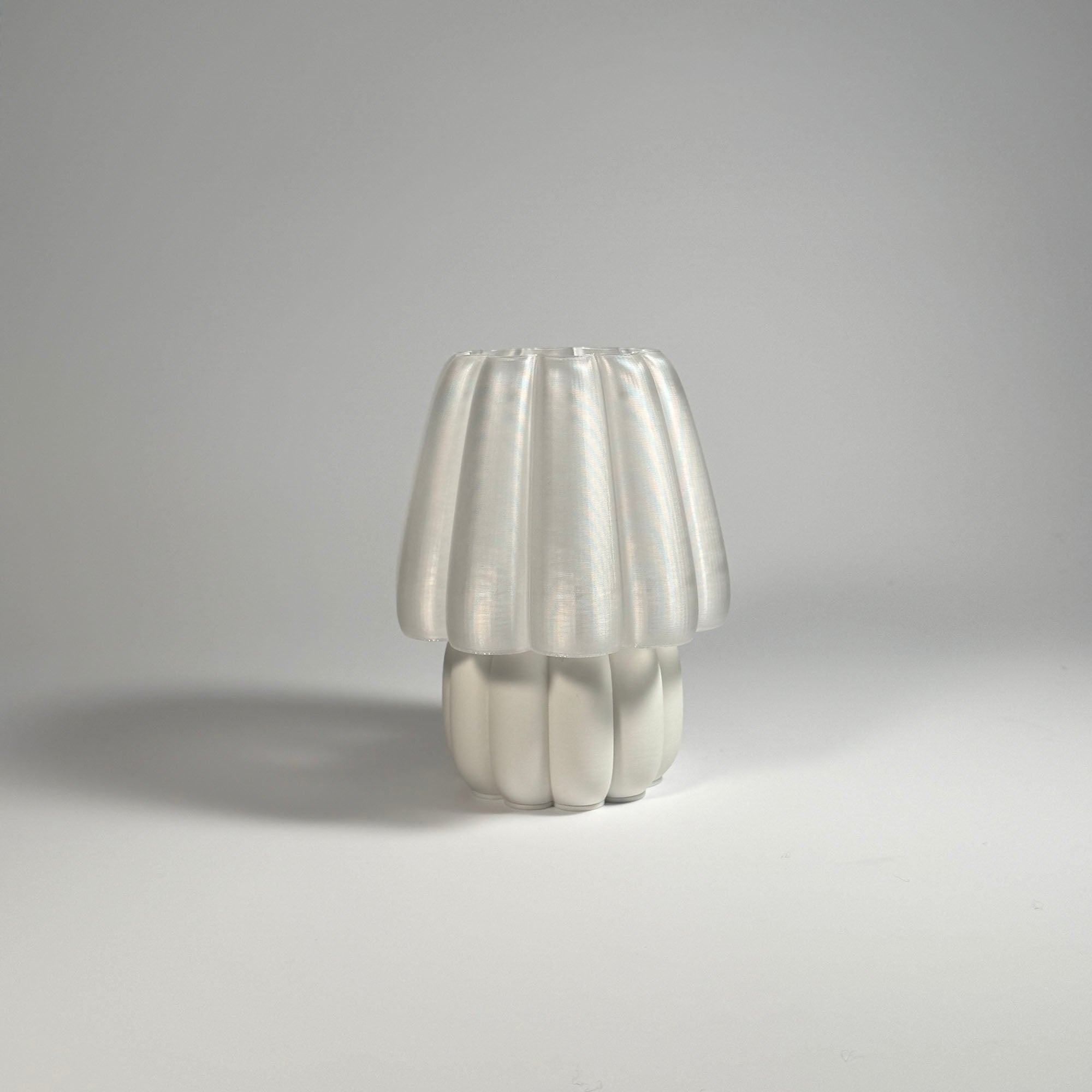 Lu Cop - Pudding Lamp - Base Ivory / Transparent / H 18cm - 44.95 € - Art de Vivre - www.artdevivre.store