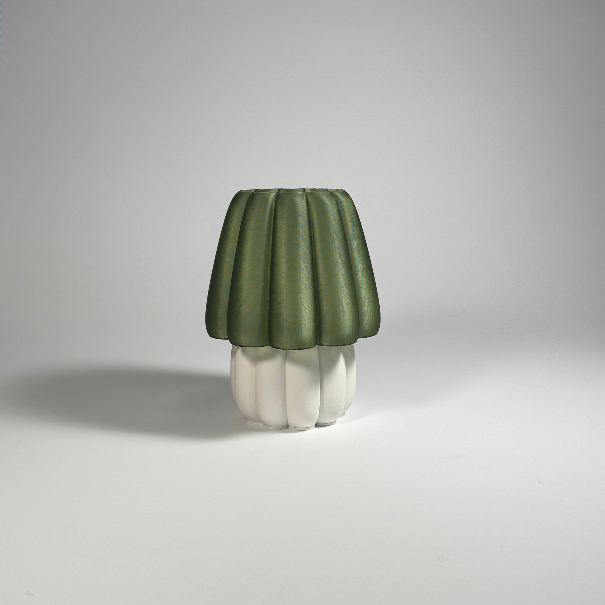 Lu Cop - Pudding Lamp - Base Ivory / Olive Translucent / H 18cm - 44.95 € - Art de Vivre - www.artdevivre.store