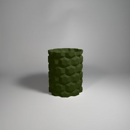 Kowafat - Cubee Vase - Olive / H 15cm - 19.95 € - Art de Vivre - www.artdevivre.store