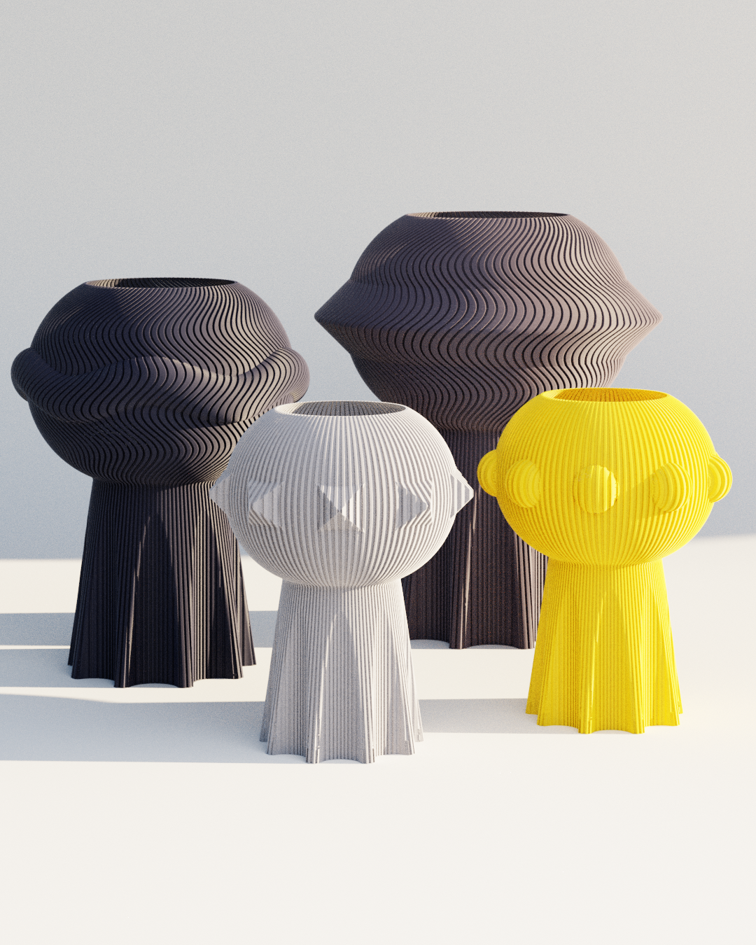 Ufo Ships Vase