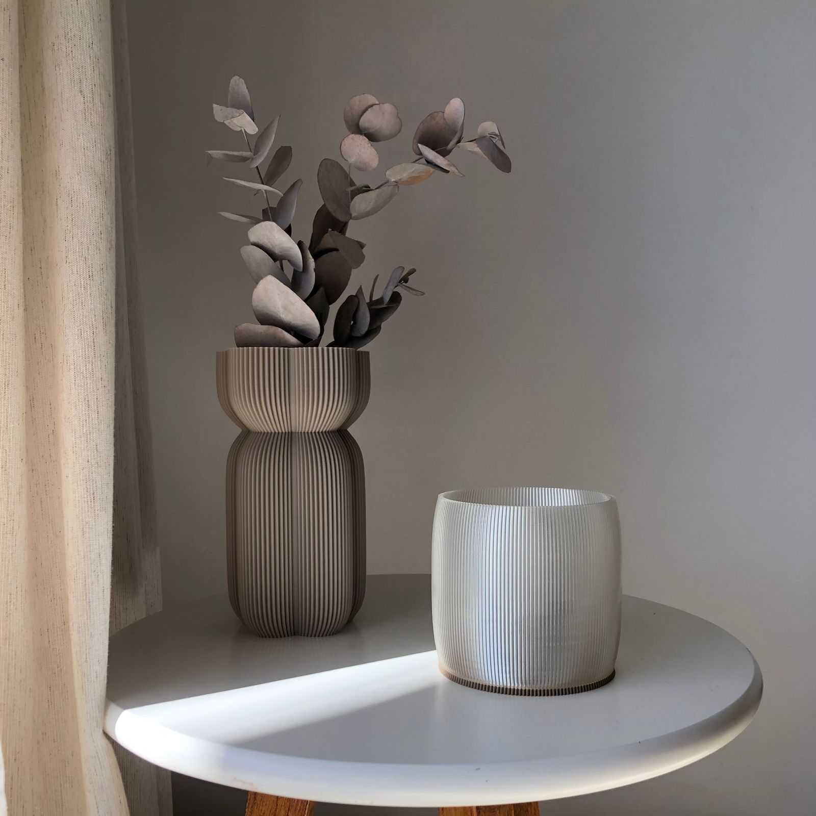 Lu Cop - Lisboa Candle Holder - PETG / Latte Brown Translucent / H 10cm - 14.95 € - Art de Vivre - www.artdevivre.store
