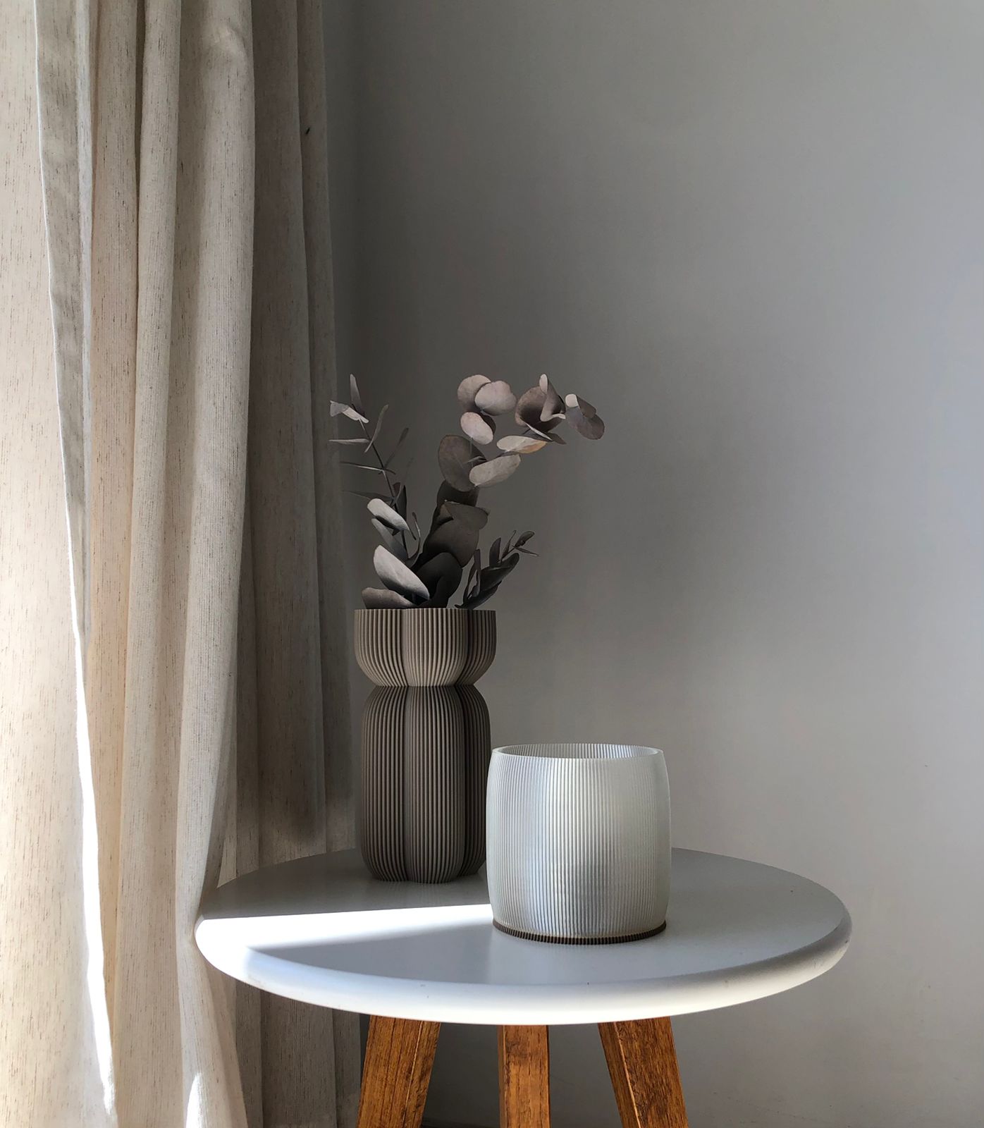 Lu Cop - Lisboa Candle Holder - PETG / Latte Brown Translucent / H 10cm - 14.95 € - Art de Vivre - www.artdevivre.store