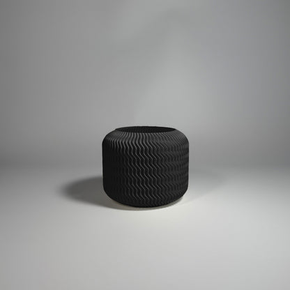 Lu Cop - Malibu Pot - Midnight Black / H 10cm - 27.95 € - Art de Vivre - www.artdevivre.store