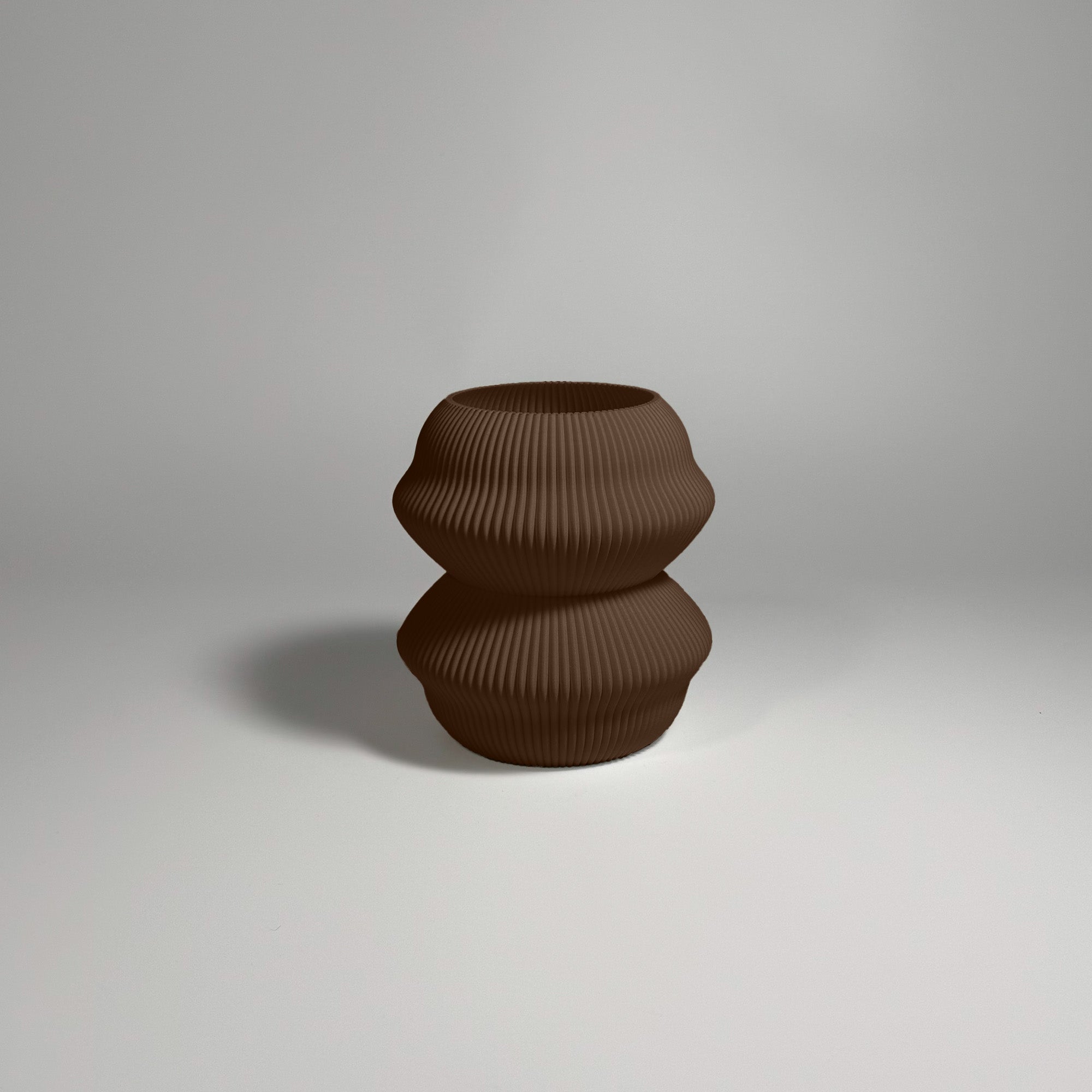 Lu Cop - Miconos Vase - Espresso / H 11cm - 14.95 € - Art de Vivre - www.artdevivre.store