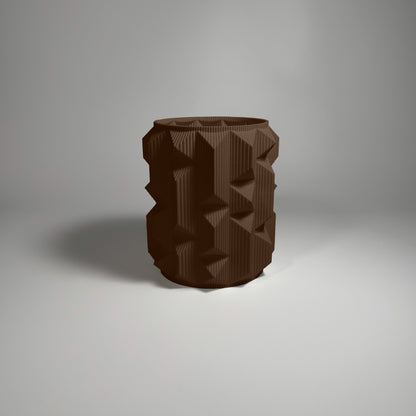 Kowafat - Prisma Vase - Espresso / H 15cm - 24.95 € - Art de Vivre - www.artdevivre.store