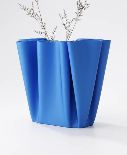 Wide Fold Vase