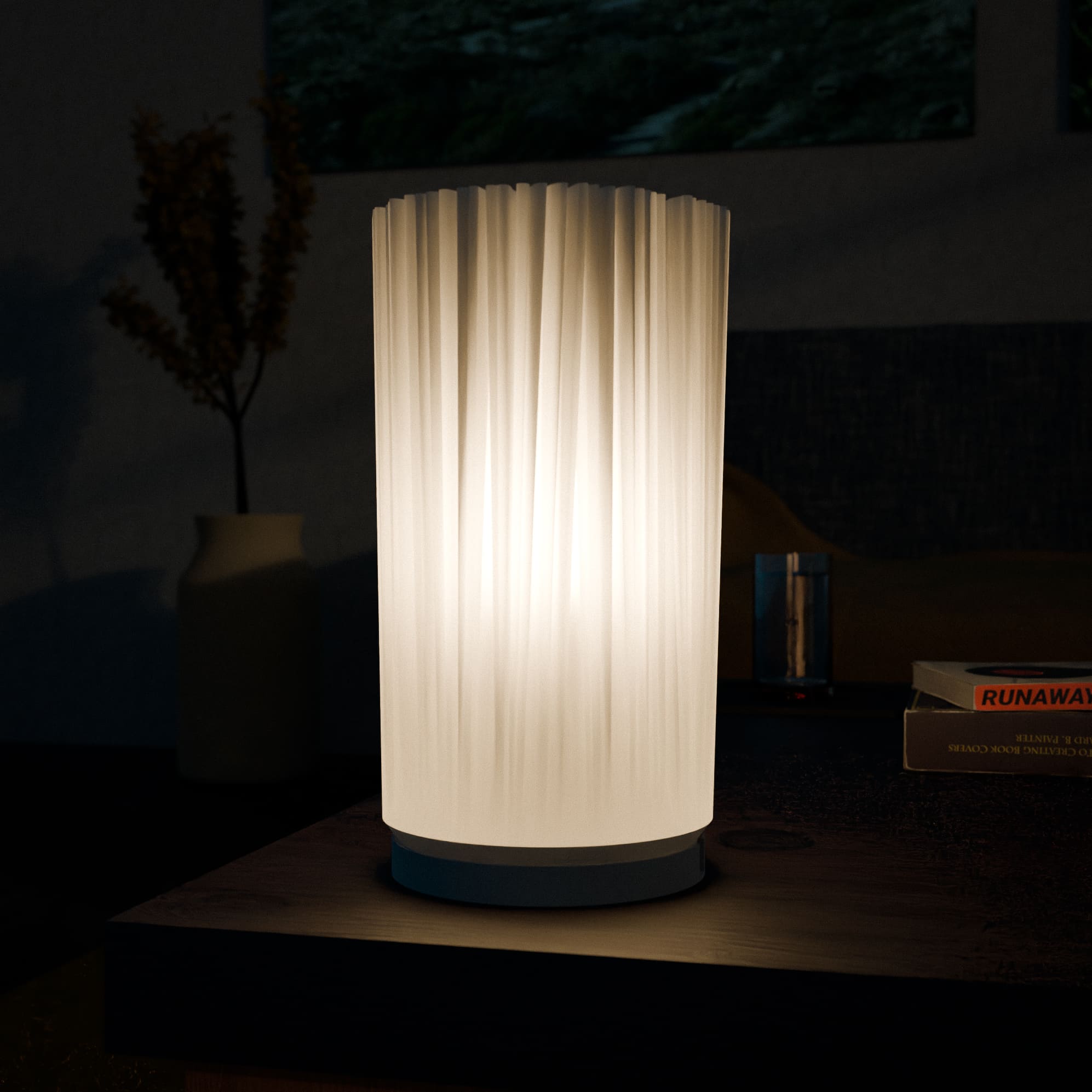 Coral Cascade Tischlampe