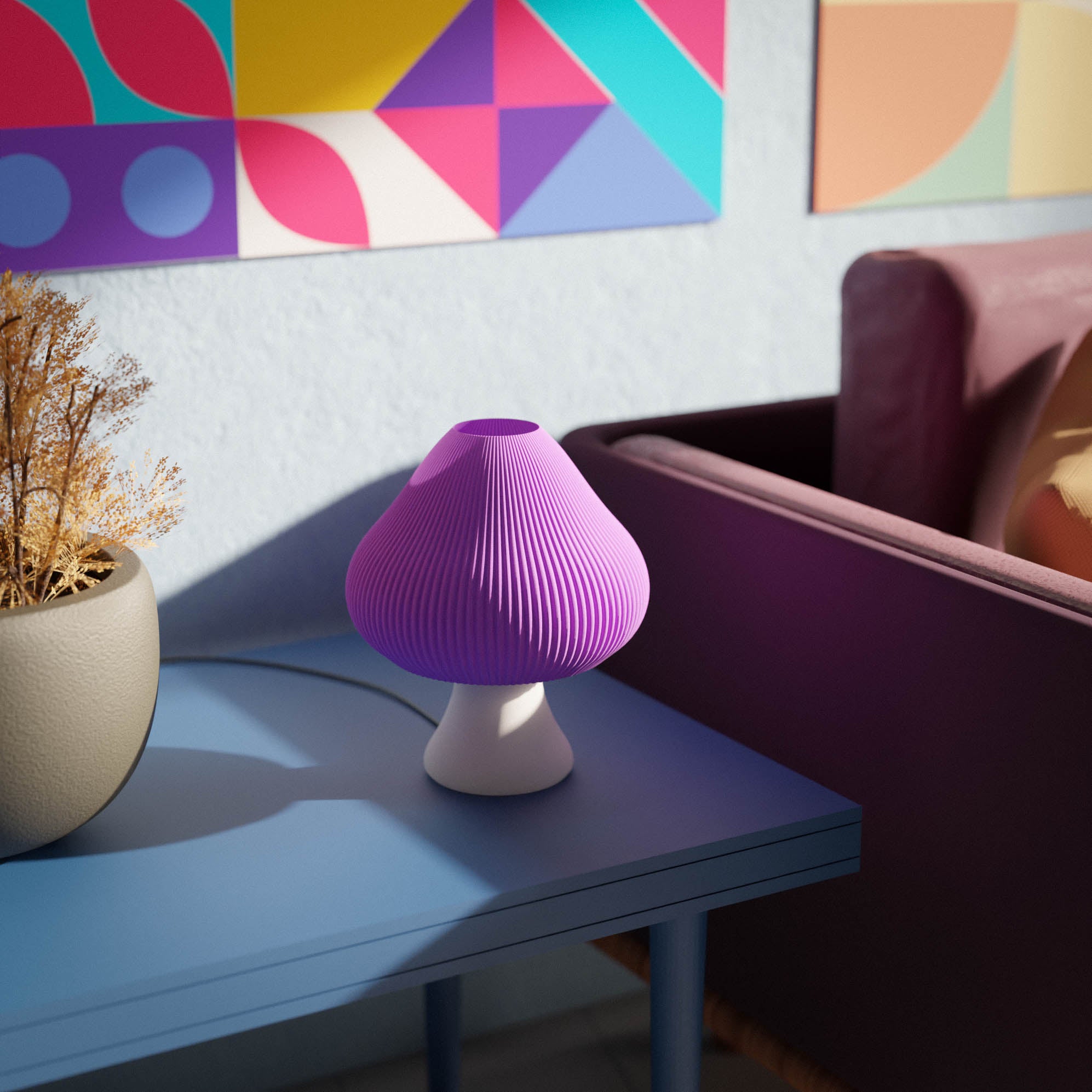 Groove Mushroom Tischlampe