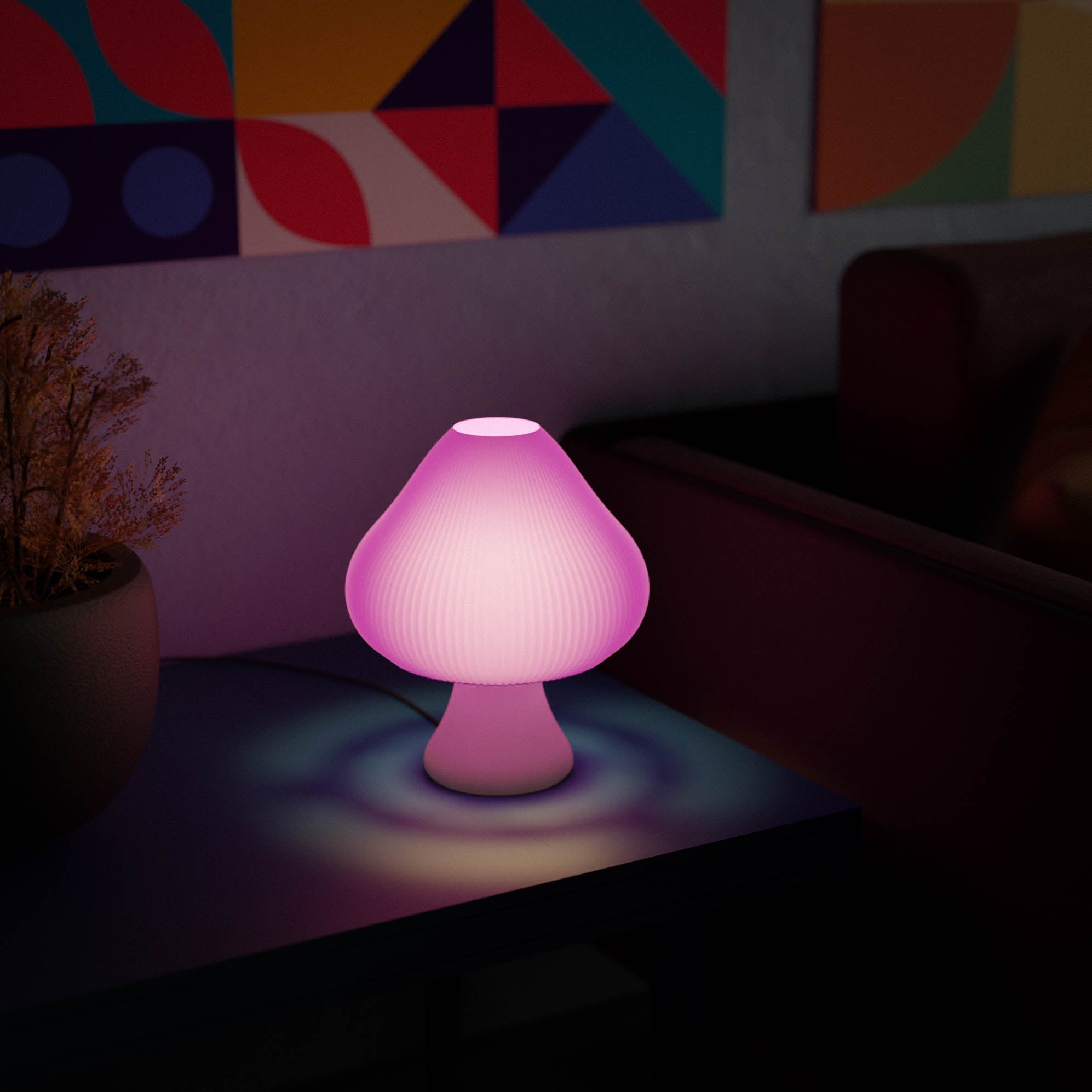 Groove Mushroom Tischlampe