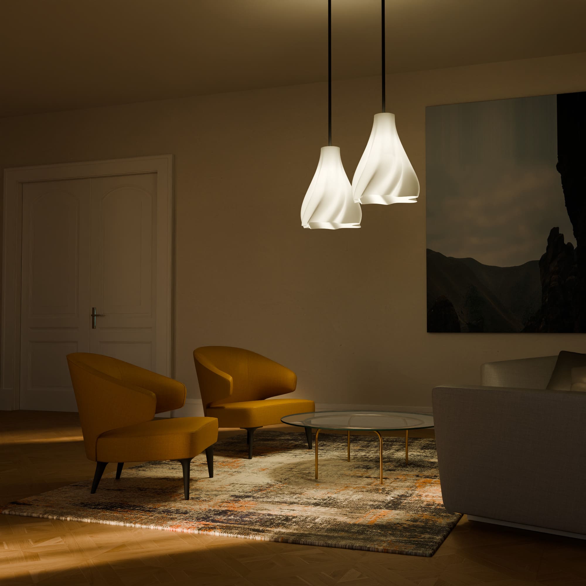 Silken Flow Pendant Lamp