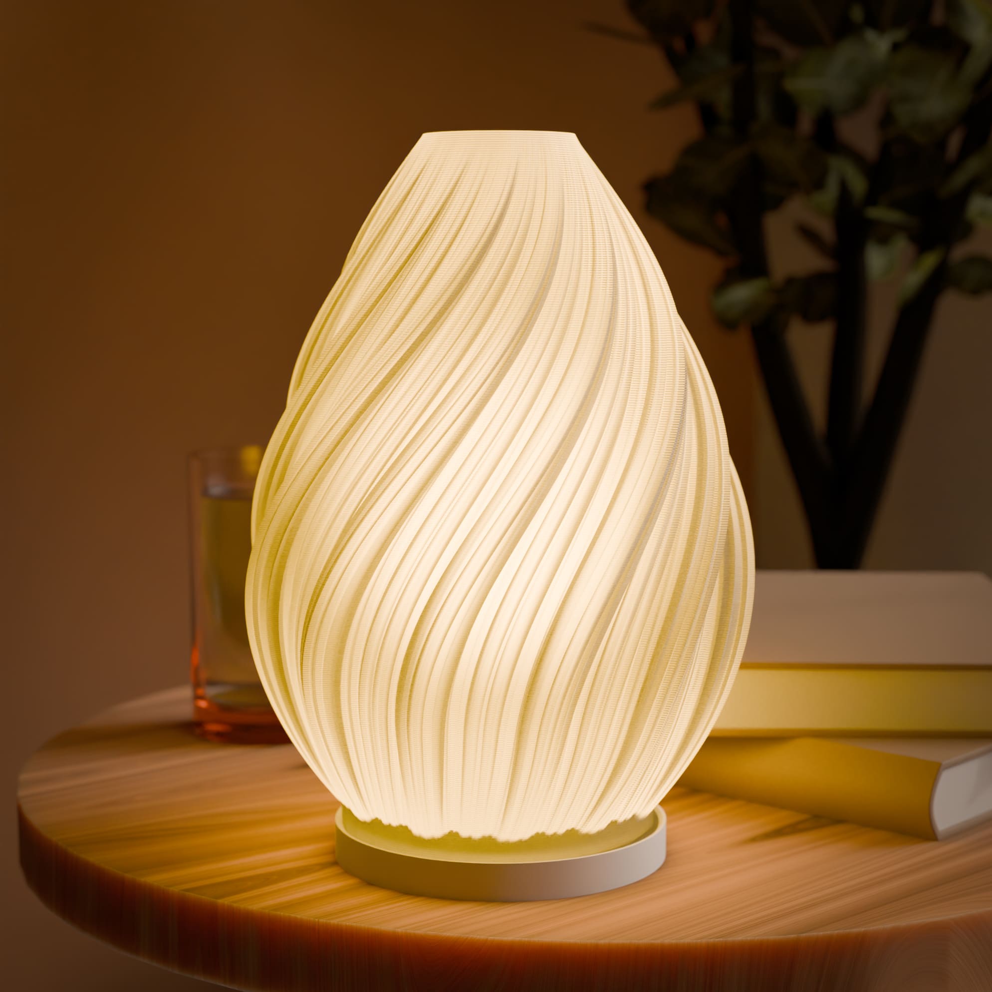 Spiral Flame Tischlampe