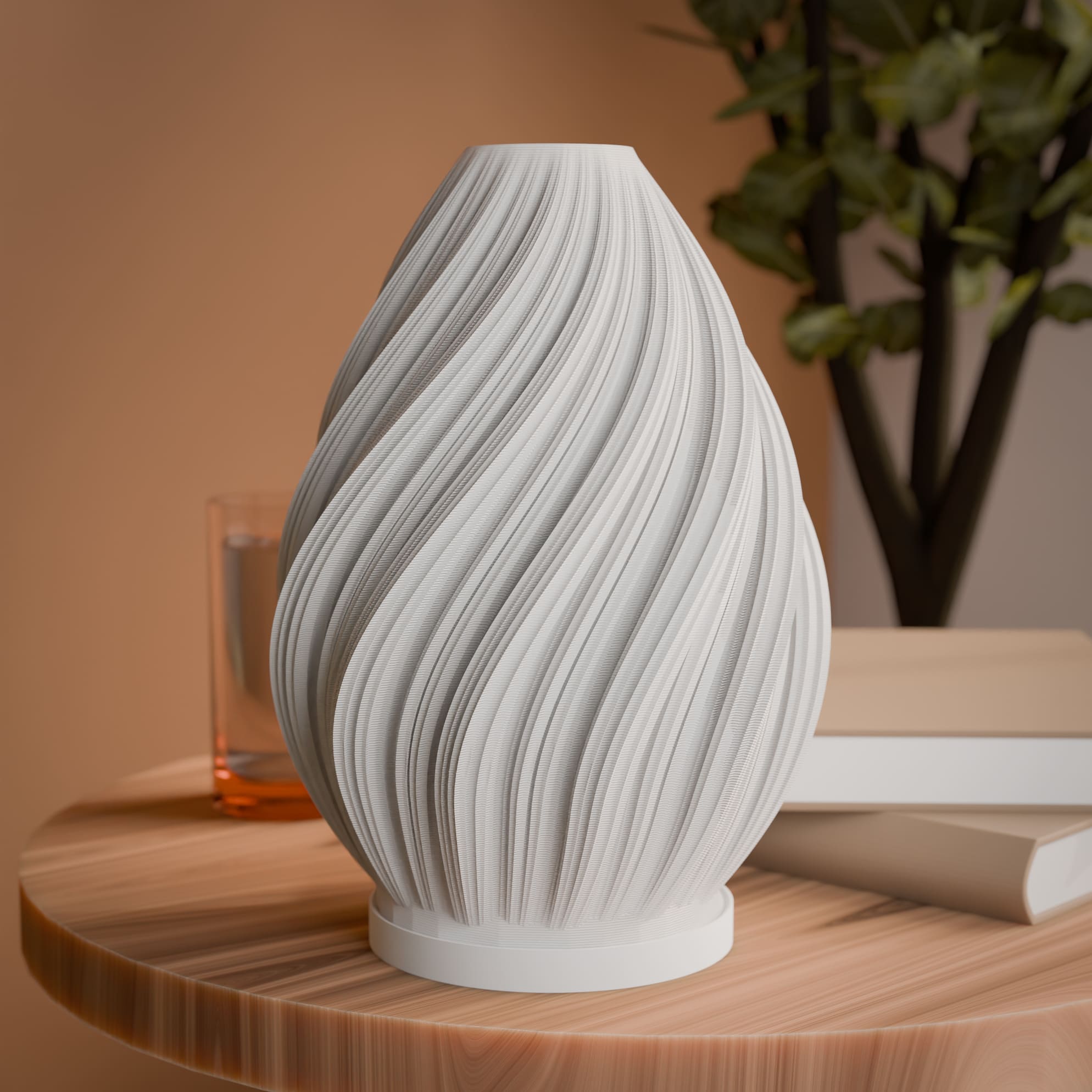 Spiral Flame Tischlampe